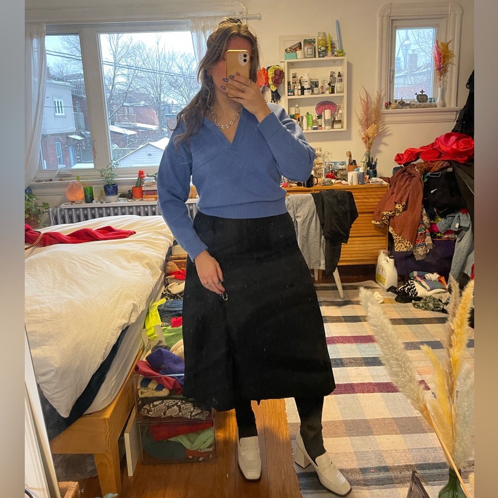 Blue Collared Zara Sweater